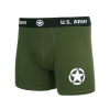 Trenýrky Boxer US Army ZELENÉ velikost: XL