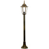 Záhradná stojaca lampa LIGURIA-LT 1xE27 vysoká tyč 96cm patina - GOLDLUX (Polux)