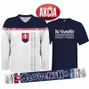 Slovensko Detský - Akcia 2 Fan set Dres + Tričko + Šál 4XS - 7-8rs.