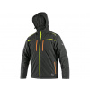 Bunda CXS NORFOLK, zimná, pánska Farba: čierna s HV žlto/oranžovými doplnkami, Veľkosť: 3XL