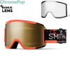 Snowboardové okuliare Smith Squad cinder chop up | cp sun black gold mir+clear 25/26 - Odosielame do 24 hodín