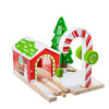BIGJIGS TOYS Bigjigs Rail Vánoční jeřáb