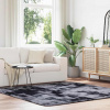vidaXL Chlpatý koberec s vysokým vlasom tmavosivá 200x200 cm polyester 4102880
