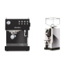 Ascaso Steel UNO, Black + Eureka Mignon Turbo, CR chrome
