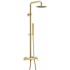 Excellent Pi sprchová súprava nástenná s dažďovou sprchou zlatá AREX.1281GL