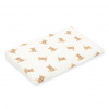 Mušelínový poťah na detský vankúš - klin New Baby STANDARD 59x37cm bear
