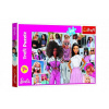 Trefl Vo svete Barbie 48x34cm v krabici 33x23x4cm 200 dielov