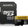 ADATA 64GB MicroSDXC UHS-II U3 s adapterom r:290 /w:260 AUSDX64GUII3CL10-CA1