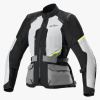 bunda STELLA ANDES AIR DRYSTAR, ALPINESTARS, dámská (světle šedá/tmavě šedá/černá/žlutá fluo) 2025 XL