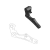 MOTO-MASTER M211045 MOTO-MASTER ADAPTÉR PRE PREDNÝ BRZDOVÝ KOTÚČ FLAME 270 MM KTM 125/530 '09-'17, HUSQVARNA 125/350 '14-'17, H