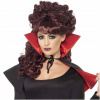 Upírsky plášť Smiffys SF23198 čierno-červený (mini CAPEA VAMPIRE outfit upírsky GOLÍK)