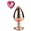 Dream Toys Gleaming Love Plug Rose Gold Small