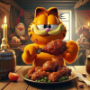CUKROVÁ TLAČ jedlý obrázok na tortu Cukrová hmota Mačka Garfield Žralok + MENO