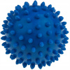 TULLO Senzorická loptička ježko na masáž 9 cm - modrá