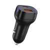 nabíjačka do auta XO CC37 1Typ C+1USB/20W čierna (GSM110209)