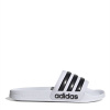adidas Adilette Shower Slides Unisex White/Black 4 (36.7)