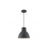 GTV Stropní svítidlo DANTE, 2119, kruh, AC 220–240 V, 50/60 Hz, 1*E27, max. 40 W, IP20, prům. 27,5 cm, jednoduché černé