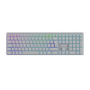 Canyon HKB-11, 2v1 bezdrôtová klávesnica, vodeodolná, 12 multim. kláves, RGB podsv, plnoh. veľkosť, štíhla, SK/CZ, šedá CNS-HBTK11G-CS