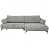 Livetastic ROHOVÁ SEDAČKA, textil, sivá - Sedačky - 000694009101