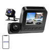 Predná kamera 1080p, vnútorná kamera 1080p a zadná kamera VGA Azdome V600-3CH, G-senzor