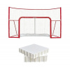 Winnwell 72 ProForm bránka s bočnou sieťou + Hockey Revolution Hockey Tiles puzzle (18 ks) - 72 palců