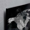 Magnetická sklenená tabuľa Artverum®, mapa sveta, 91x46cm, SIGEL