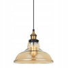 Hubert Hanging Lamp Italux Mdm-2381/1 Gd+Amb (Hubert Hanging Lamp Italux Mdm-2381/1 Gd+Amb)