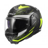 Preklápacia helma LS2 FF910 Advant II ASTRAL čierna/fluo žltá L