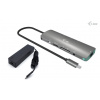 i-tec USB-C Metal Nano Docking Station 4K HDMI LAN, Power Delivery 100 W + Charger 100 W (bundle)
