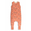 Celoročný spací vak s nohavicami Sleepee Vintage Animals Amaranth/Cream S