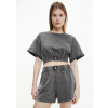Dámsky top Calvin Klein CK ONE KW0KW01780 S Tm. sivá
