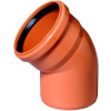 OSMA KG KGB odpadové koleno DN125, 30°, PVC, oranžová, 221210