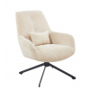 Relaxačné otočné kreslo EGON - béžové
