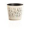 kvetináč 18,9cm SANDY ROUND DSR190-CY728 krémový plastový PROSPERPLAST