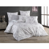 Brotex Povlečení krep 140x200, 70x90 cm Romance grey (Zapínání: zipový uzávěr)