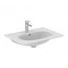 Ideal Standard Tesi - Nábytkové umývadlo 625x450 mm, s prepadom, biela T351001