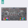 Doto Design Skin DDJ-SX2 FULL COLORS Graphite Grey