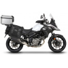 Shad kompletná sada bočných adventure tašiek SHAD TERRA TR40 a hliníkového 37L topcase, vrátane montážnej sady SHAD SUZUKI DL 650 V-Strom