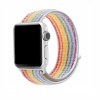 eses Nylónový náhradný remienok pre Apple Watch 42 mm/44 mm/45 mm/46 mm/49 mm Farba: dúhová