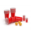 BeerCup Federer Ultimate Beer Pong párty balík, Red Cups, Shot Cups, vrátane loptičiek (260)