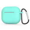 Techsuit Silicone puzdro pre AirPods 4 – ultratenké, hladké – tyrkysové