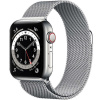 SES Elegantný kovový pásik pre chytré hodinky Apple Watch SE 44 mm (2024) - strieborný 17813
