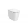 Roca INSPIRA Round WC misa stojatá RimFree 56 x 37 cm, biela lesklá A347526000