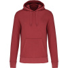 Kariban Mikina Kariban K4027 s kapucí, ekologická, pánská COT204027abu14-terracotta 4XL Červená cihlově