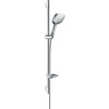HANSGROHE Raindance Select E sprchová súprava, ručná sprcha 3jet 150 x 150 mm, 90 cm sprchová tyč, jazdec, miska na mydlo a sprchová hadica 160 cm, chróm, 27857000