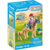 Playmobil 71498 Dieťa s poníkom a žriebätkom