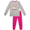 Dievčenské pyžamo - Wolf S2253B, sivý melír / ružová Farba: Sivá, Veľkosť: 170