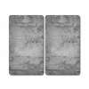 Kesper Multifunkčná doska zo skla beton 2 ks 52x30 cm