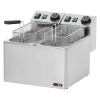 Fritéza elektrická dvojitá 0,42 kW/l, 5+5 l stolná 230 V | REDFOX - FE 44 E