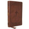 NABRE, New American Bible, Revised Edition, Catholic Bible, Large Print Edition, Leathersoft, Brown, Thumb Indexed, Comfort Print (Catholic Bible Press)(Pevná)